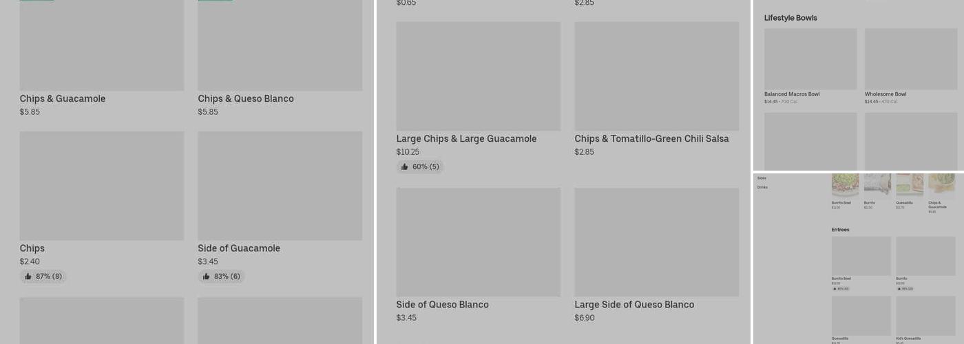 Chipotle Mexican Grill Menu