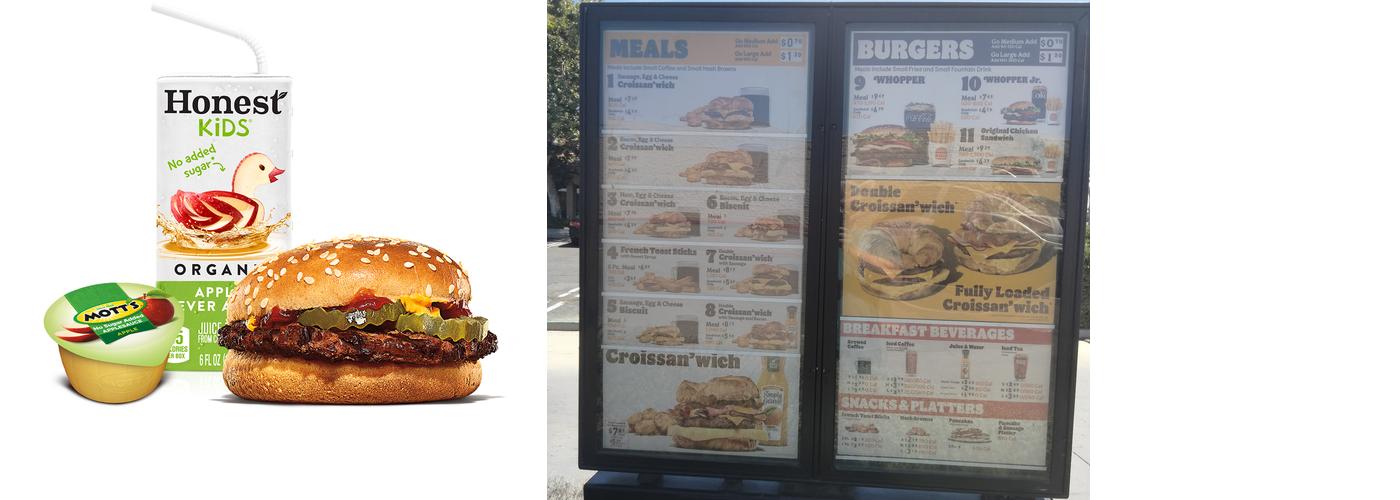 Burger King Menu