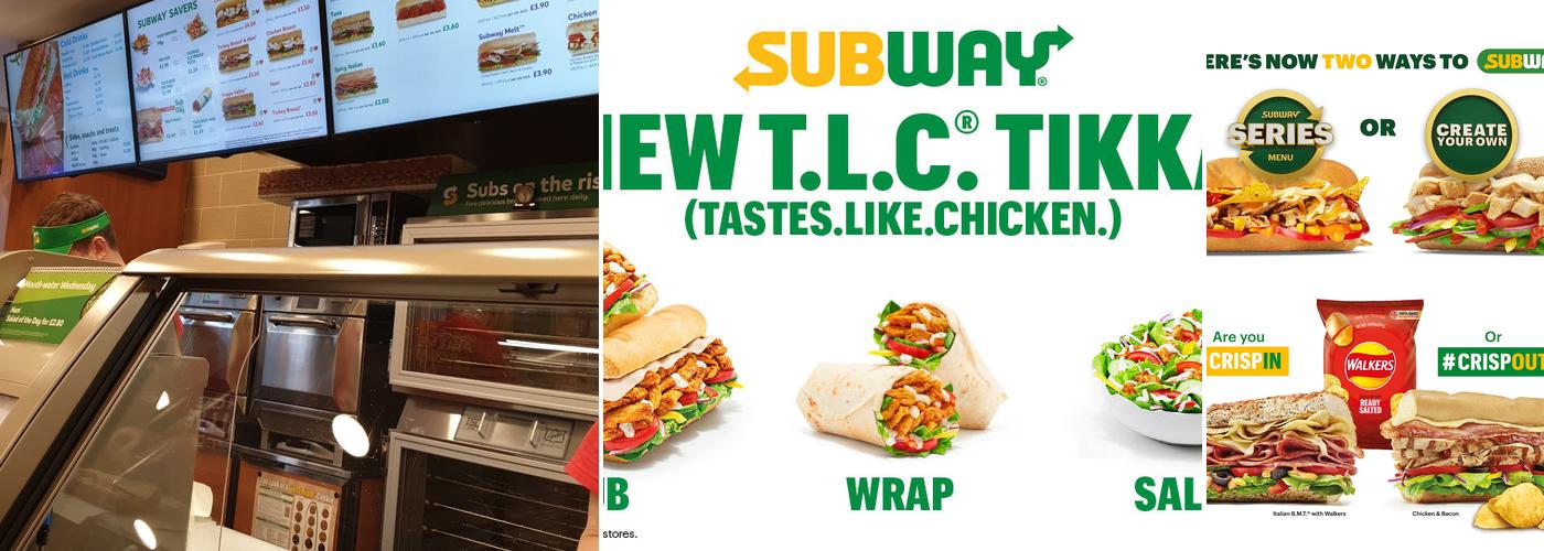 Subway Menu