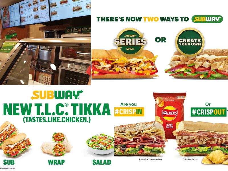 Subway Menu
