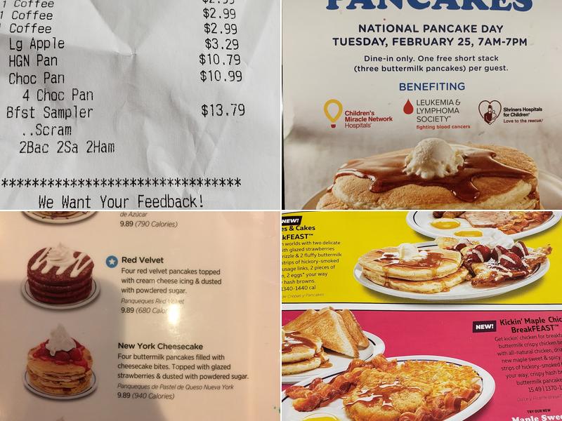 IHOP Menu