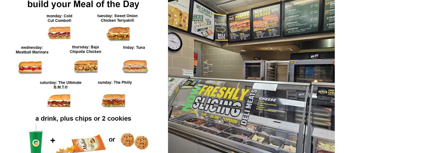 Subway Menu