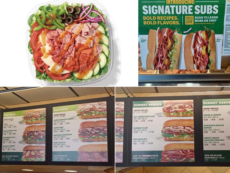 Subway Menu