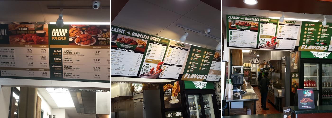Wingstop Menu