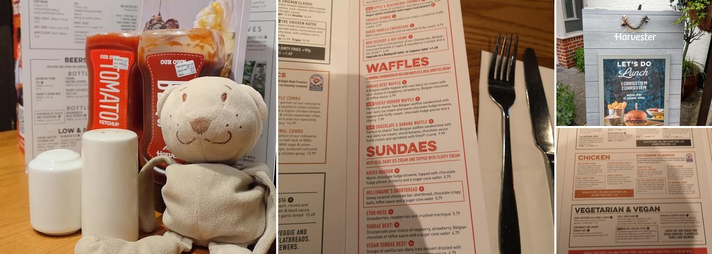 Harvester Buccaneer Fareham Menu