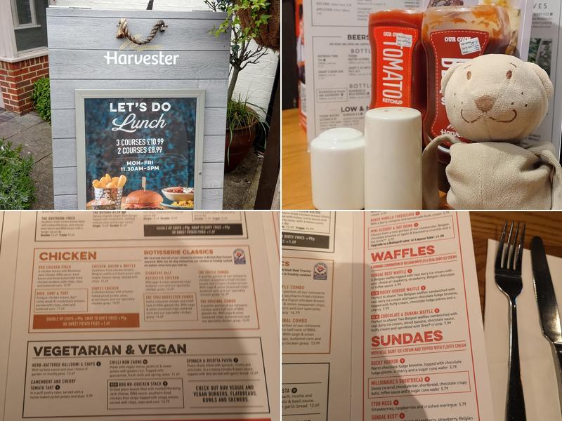 Harvester Buccaneer Fareham Menu