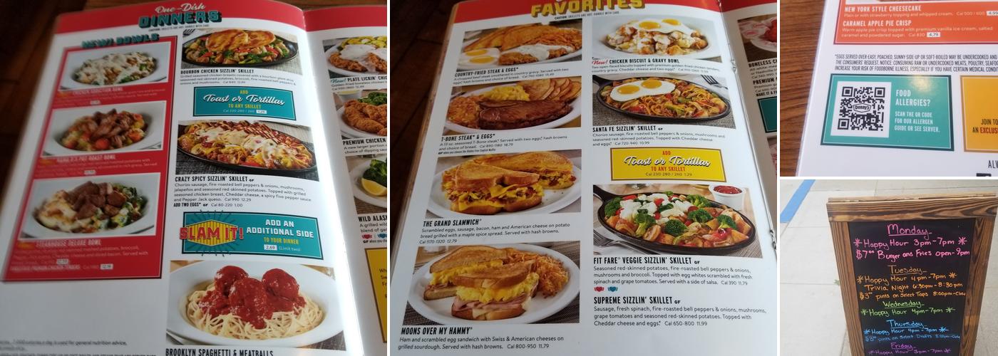 Denny's Menu