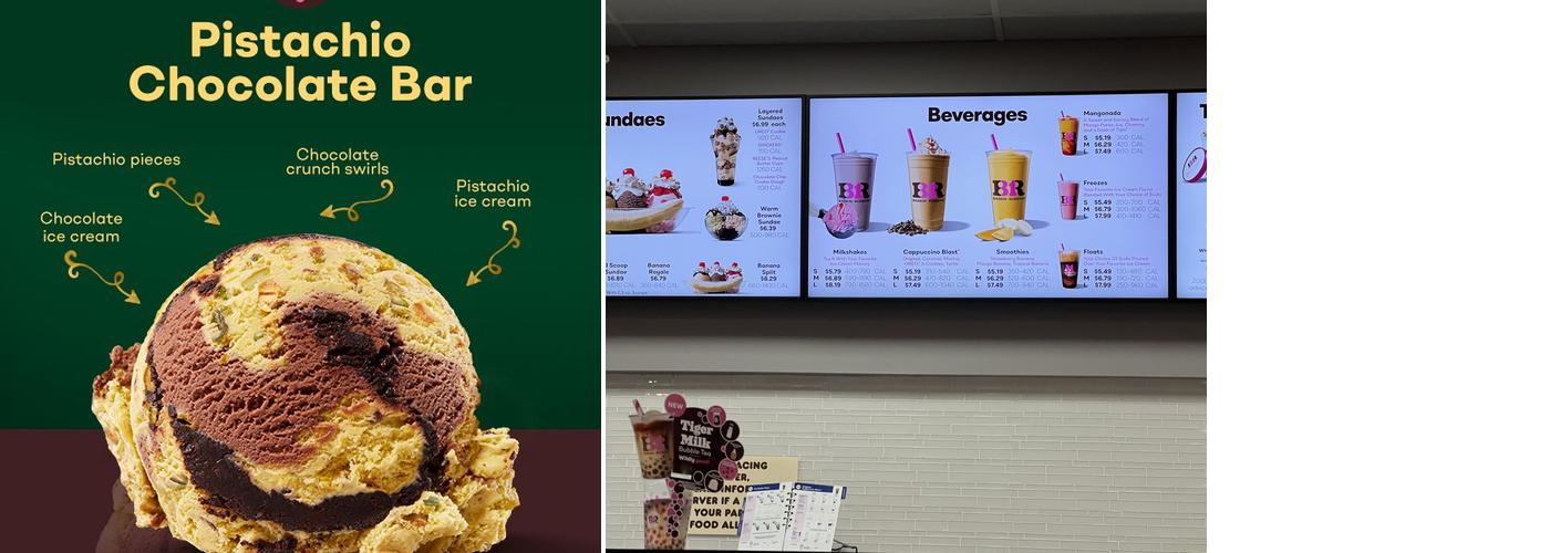 Baskin-Robbins Menu