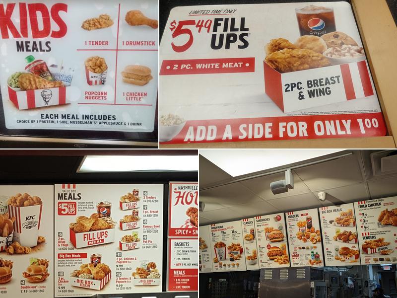 KFC Menu