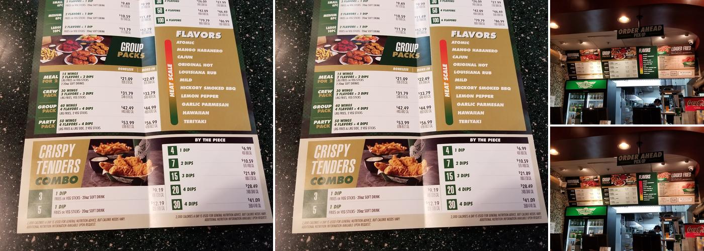 Wingstop Menu
