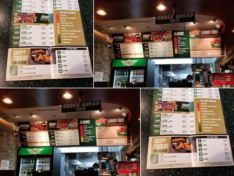 Wingstop Menu