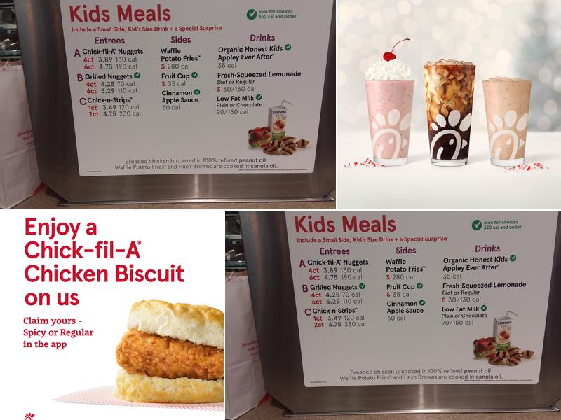 Chick-fil-A Menu