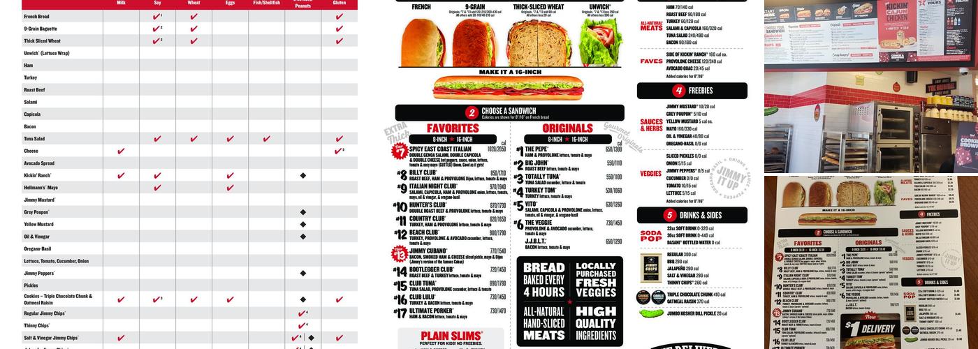 Jimmy John's Menu
