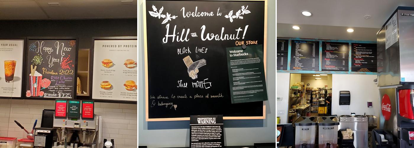 Starbucks Menu