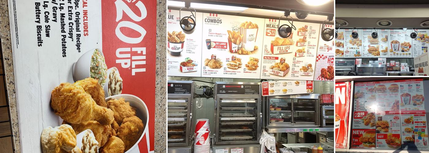 KFC Menu