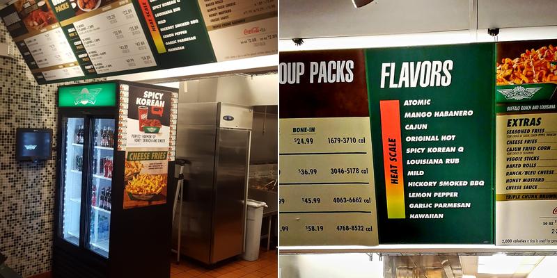 Wingstop Menu