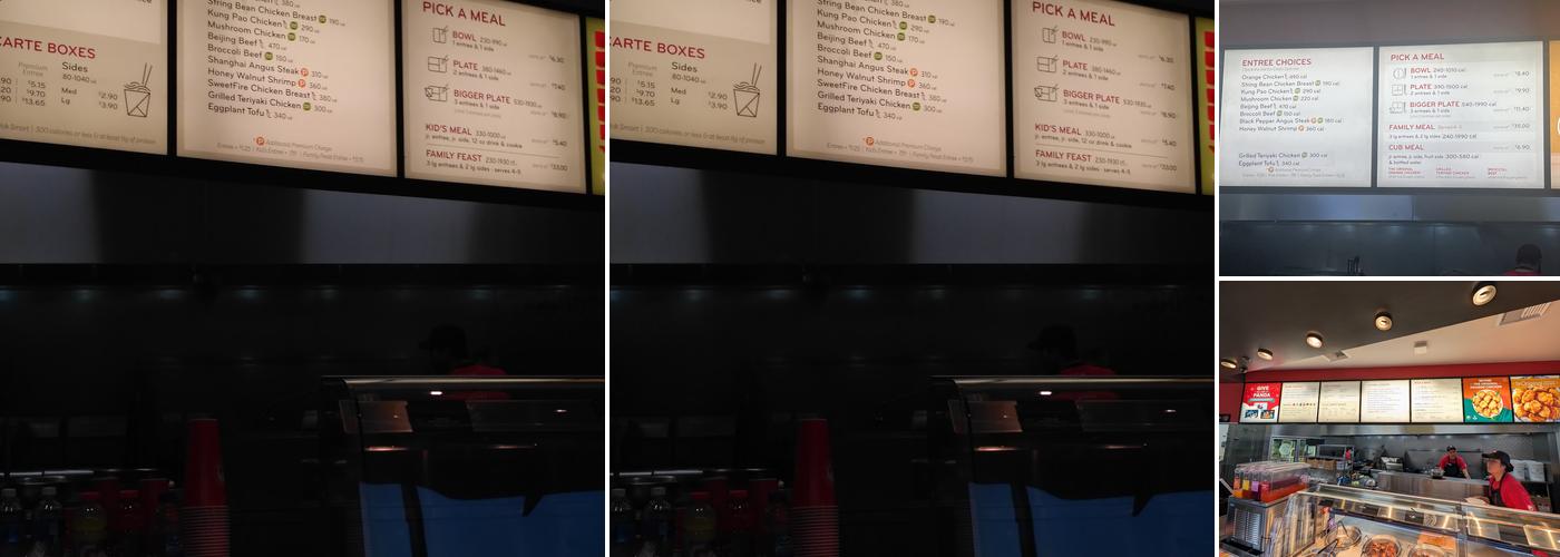 Panda Express Menu