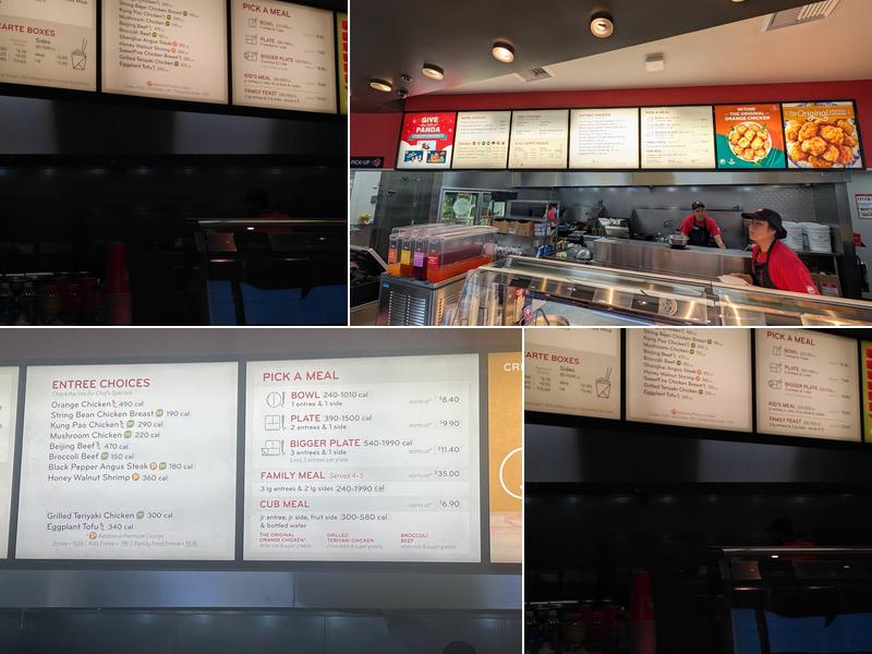 Panda Express Menu