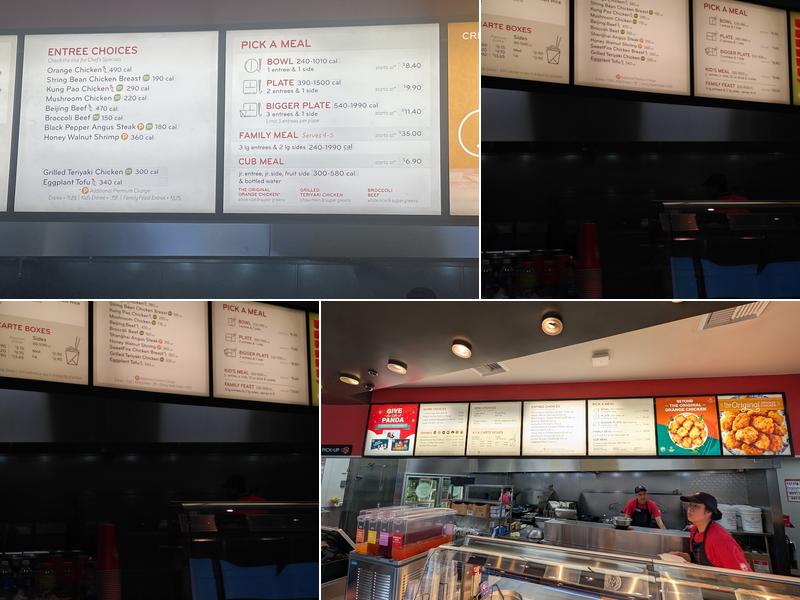 Panda Express Menu