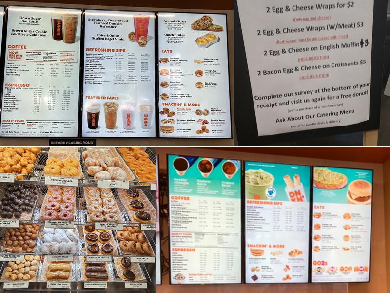 Dunkin' Menu