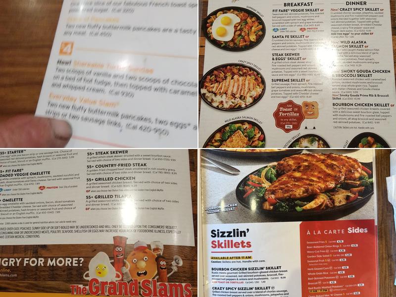 Denny's Menu