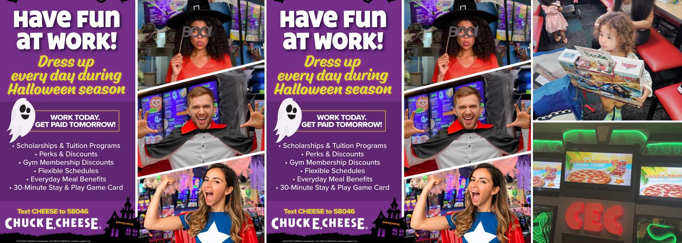 Chuck E. Cheese Menu