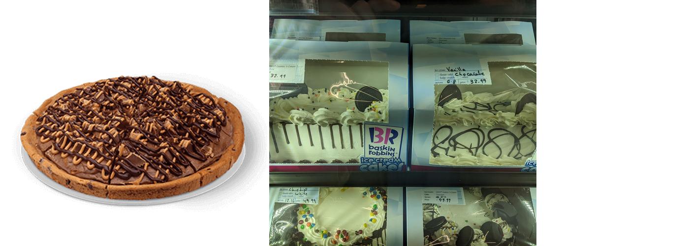 Baskin-Robbins Menu