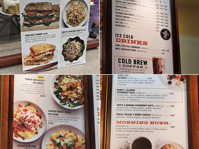 Corner Bakery Menu