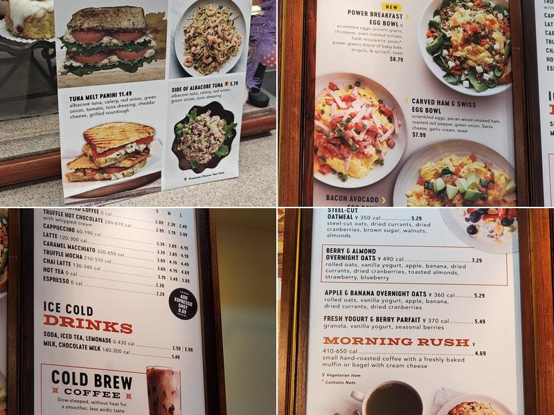 Corner Bakery Menu