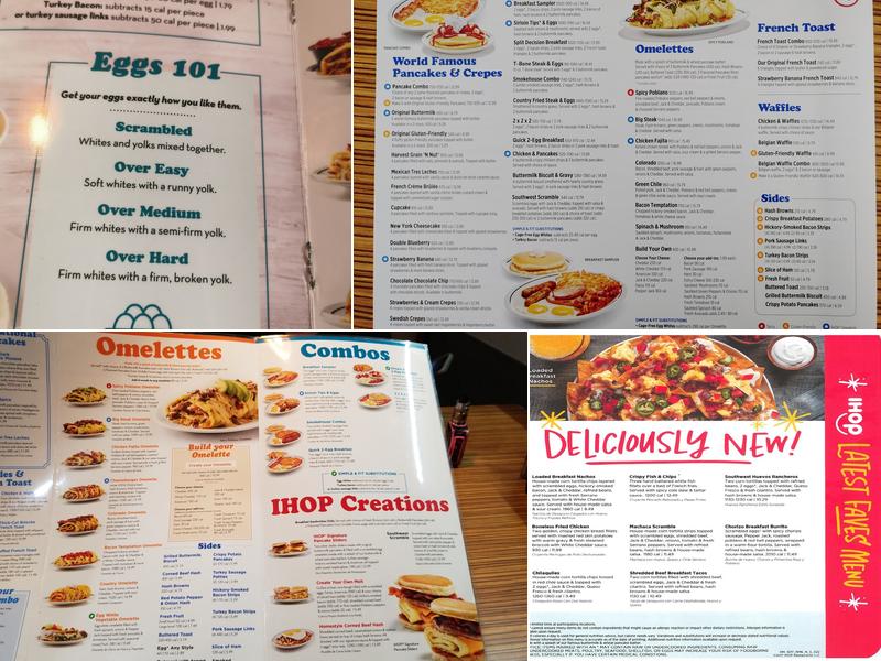 IHOP Menu