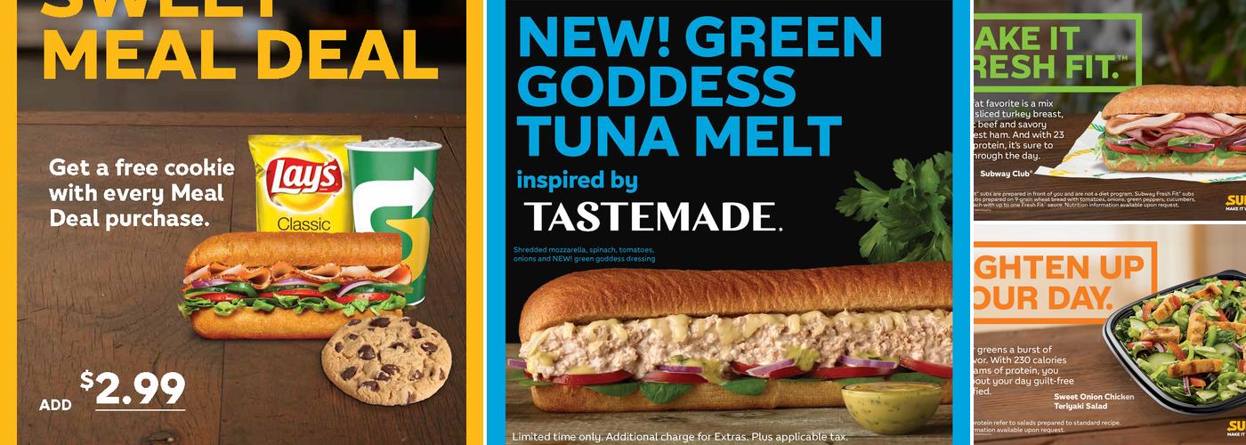Subway Menu