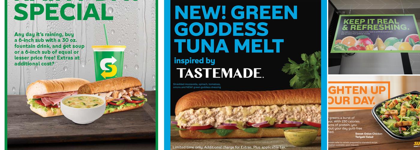 Subway Menu