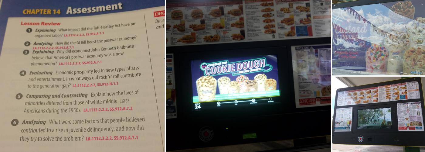 Sonic Drive-In Menu