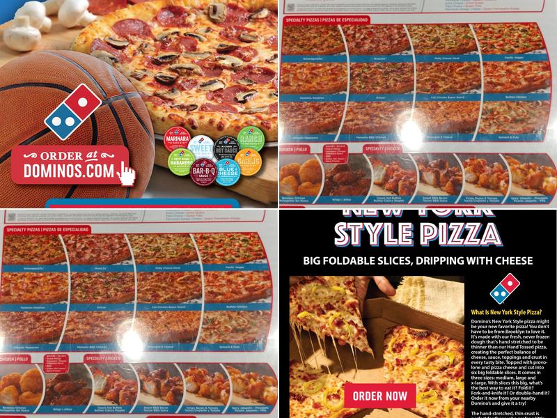 Domino's Pizza Menu