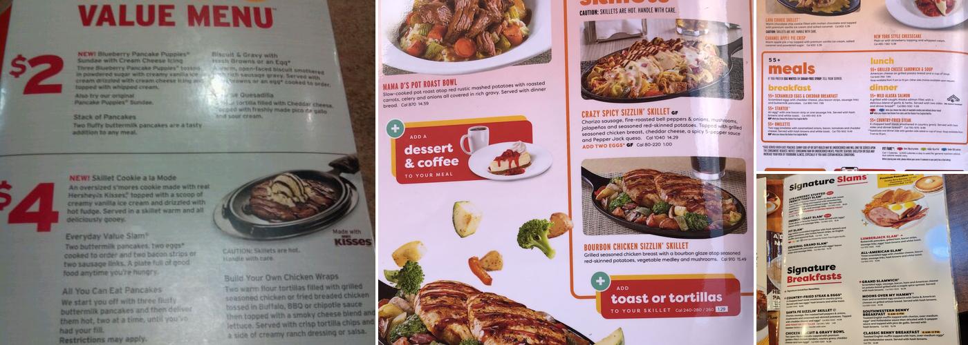 Denny's Menu