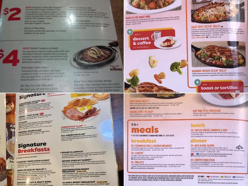 Denny's Menu
