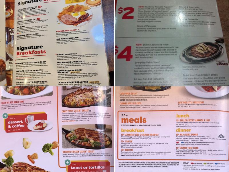 Denny's Menu