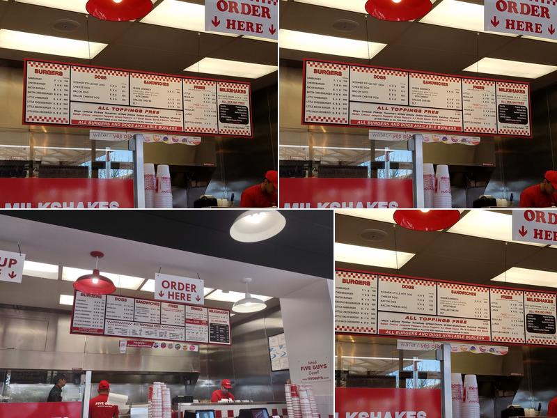 Five Guys Menu