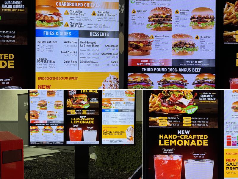 Carl’s Jr. Menu