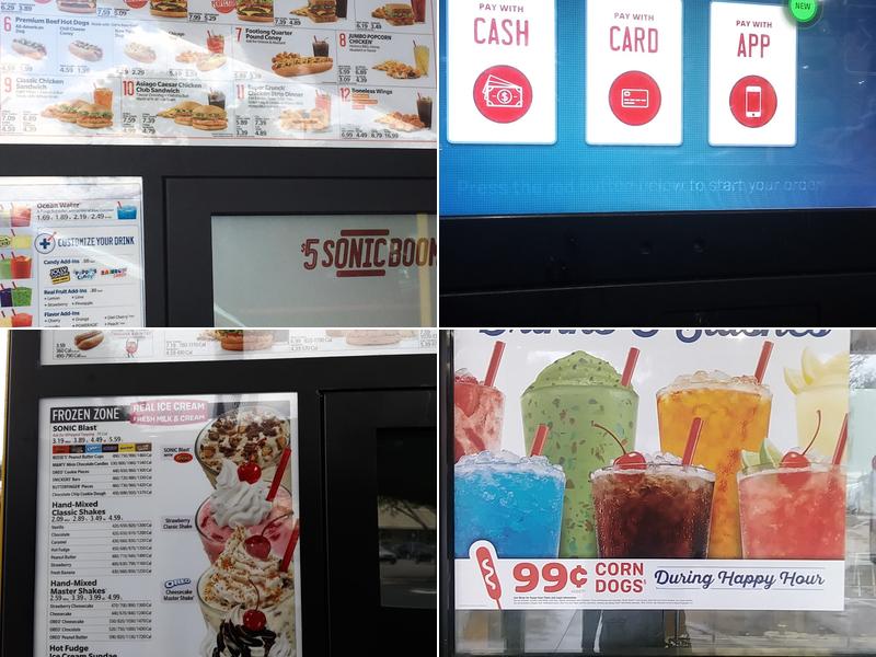 Sonic Drive-In Menu