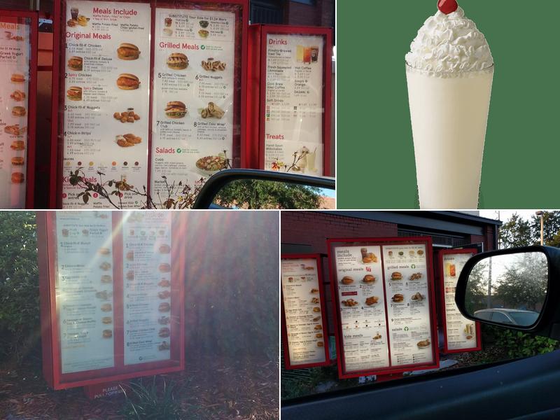 Chick-fil-A Menu