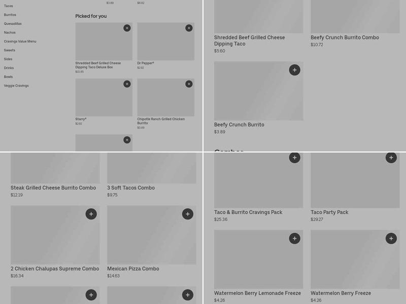 Taco Bell Menu