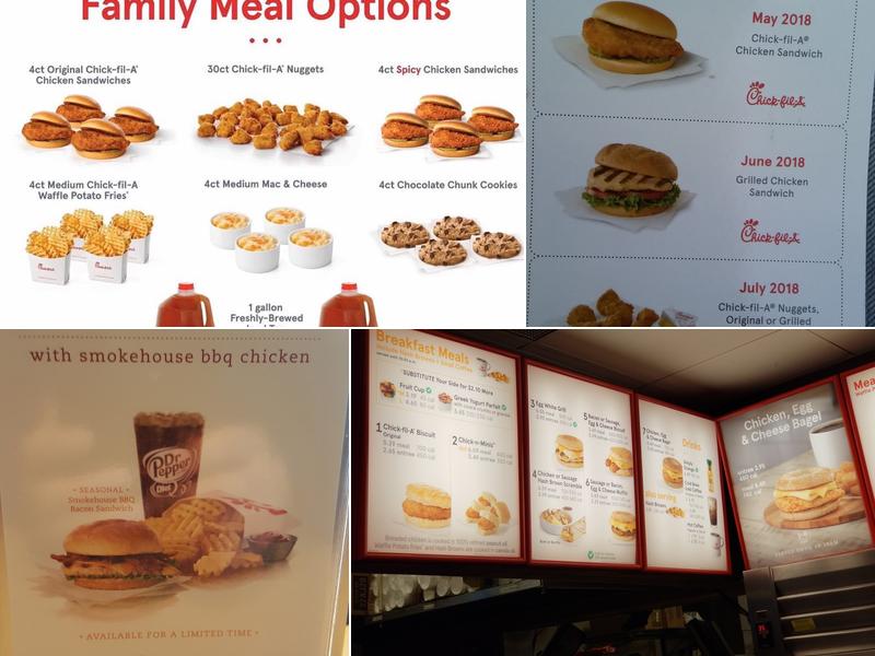 Chick-fil-A Menu