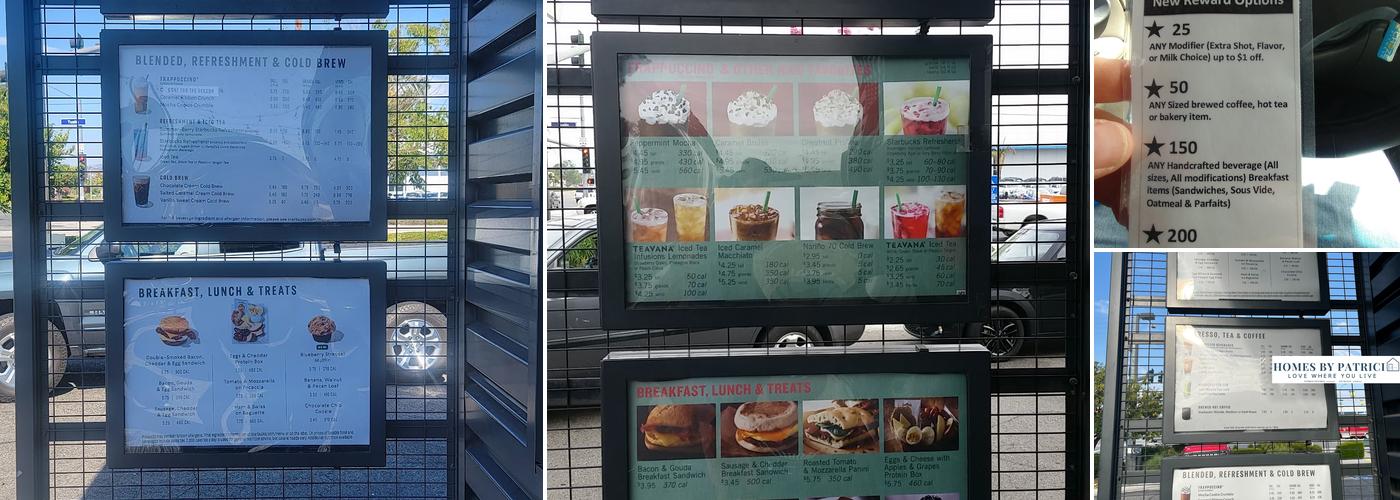 Starbucks Menu
