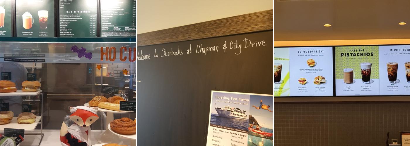 Starbucks Menu