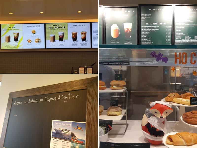 Starbucks Menu