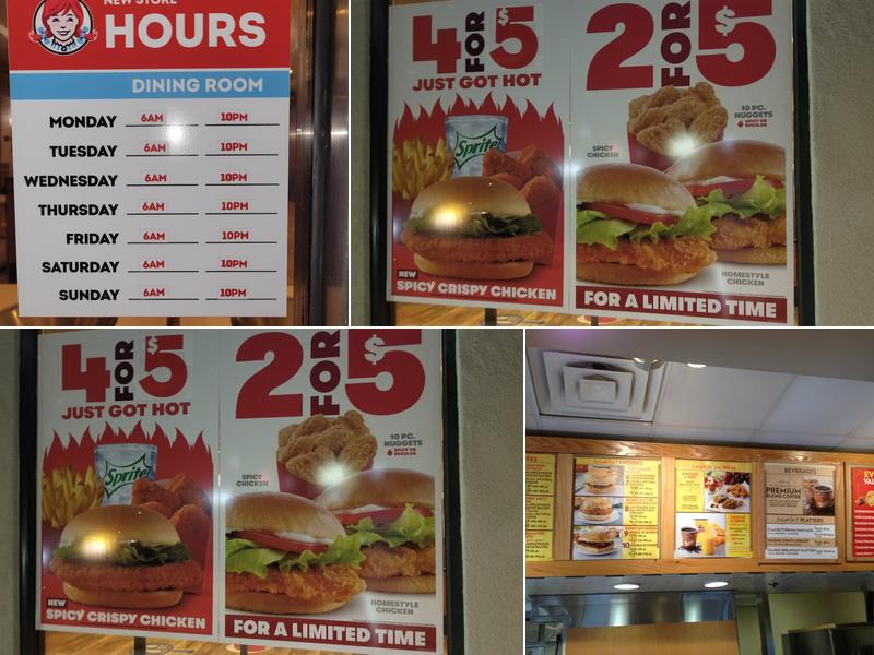 Wendy's Menu