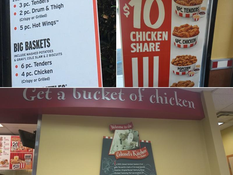 KFC Menu