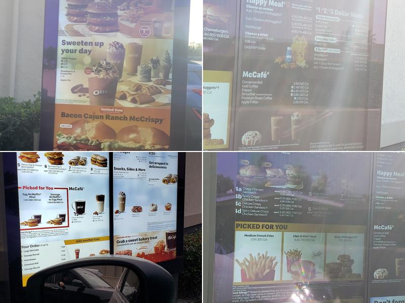 McDonald's Menu