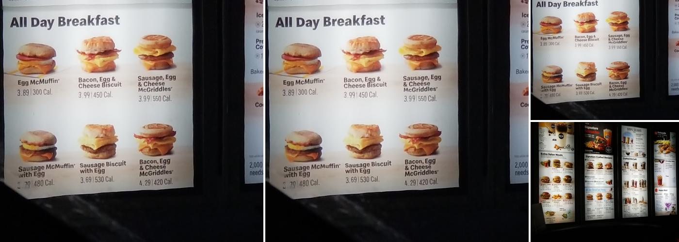 McDonald's Menu